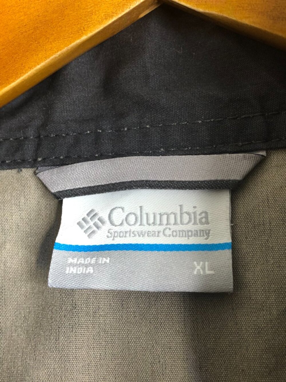 Columbia Bear Creek Mens Jacket XL Gray Lightweight Zip Snap Utility Pockets - Picture 5 of 13